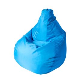 Кресло - мешок «Капля S», диаметр 85 см, высота 130 см, цвет голубой