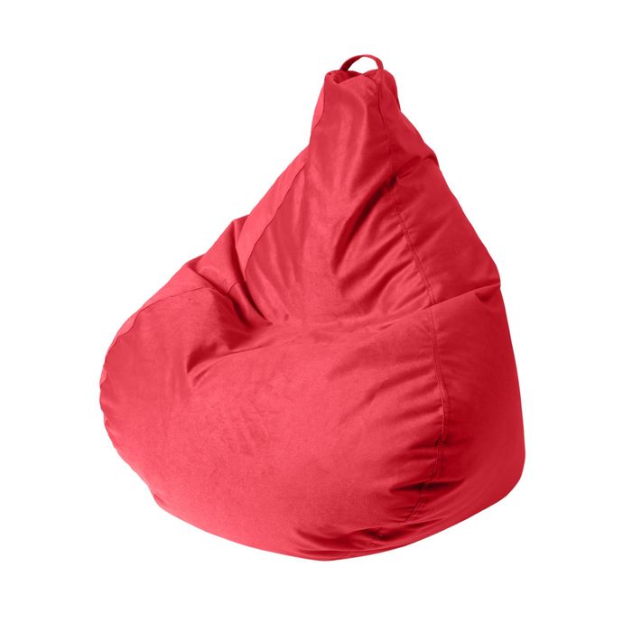 Кресло-мешок "Капля S", диметр 85 см, высота 130 см, цвет красный