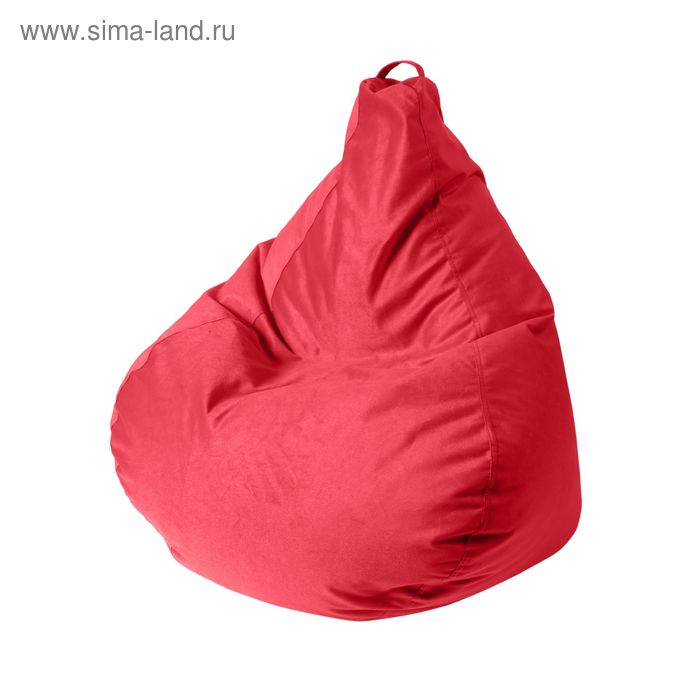 фото Кресло - мешок «капля s», диметр 85 см, высота 130 см, цвет красный me-shok