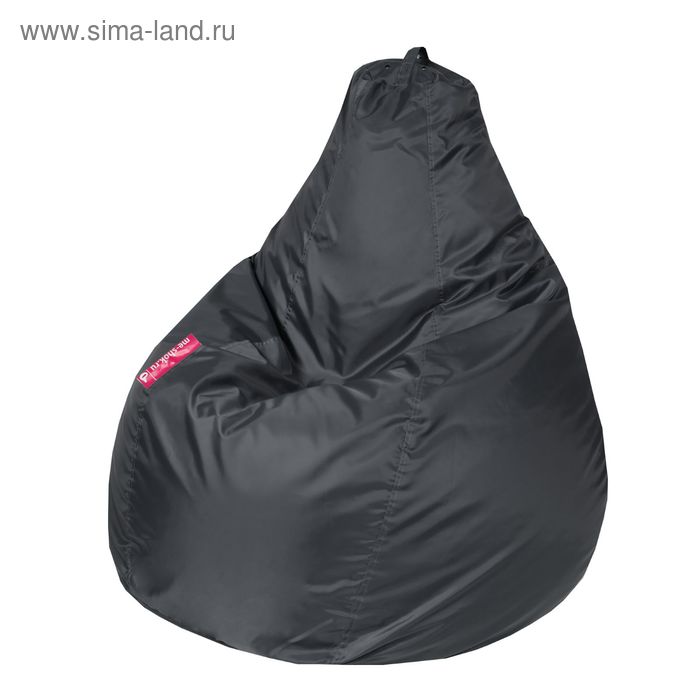 фото Кресло - мешок «капля m», диметр 100 см, высота 140 см, цвет серый me-shok