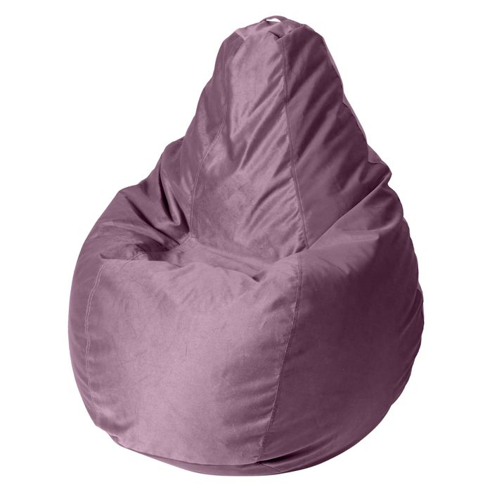 Кресло-мешок "Капля M", диметр 100 см, высота 140 см, цвет фиолетовый
