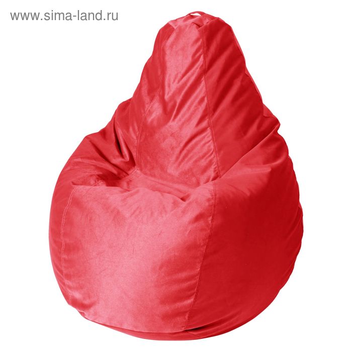 фото Кресло - мешок «капля m», диметр 100 см, высота 140 см, цвет красный me-shok