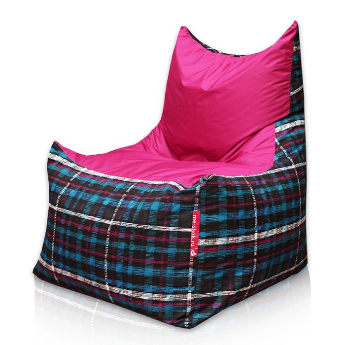 Кресло-мешок "Трон", ширина 70 см, глубина 70 см, высота 110 см, цвет фуксия