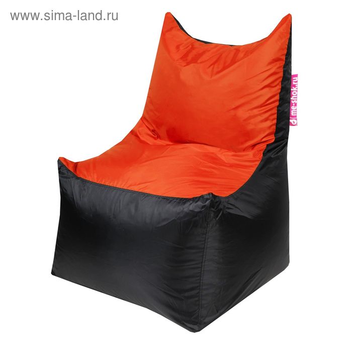 фото Кресло - мешок «трон», ширина 70 см, глубина 70 см, высота 110 см, цвет оранжевый me-shok
