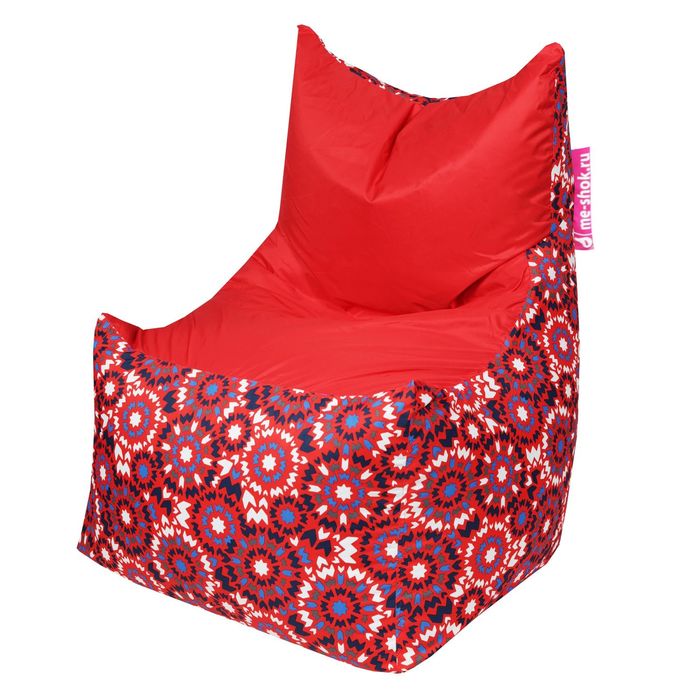 Кресло-мешок "Трон", ширина 70 см, глубина 70 см, высота 110 см, цвет зелёный