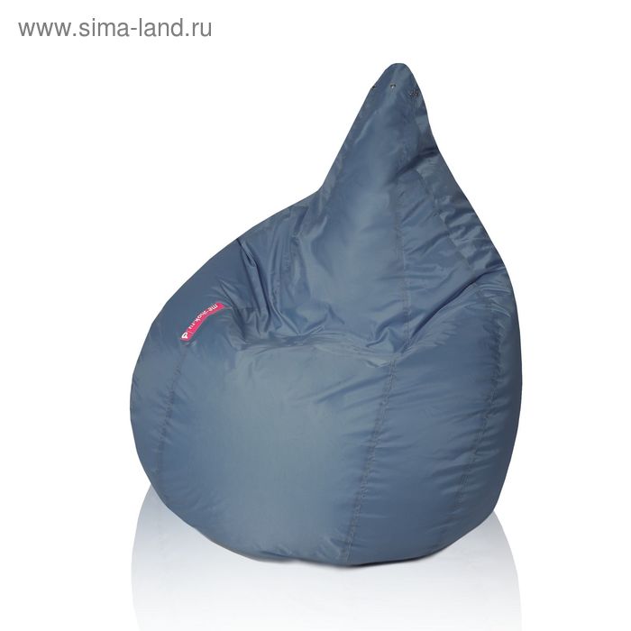 фото Кресло - мешок «груша», диаметр 90, высота 140, цвет серый me-shok