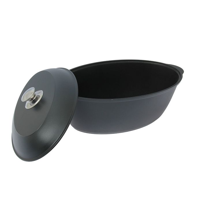 Утятница 5,5 л "Традиция", алюминиевая крышка