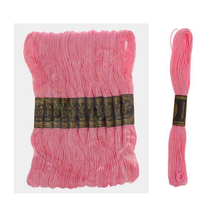 Мулине, № 604, 8±1м, цвет сакура