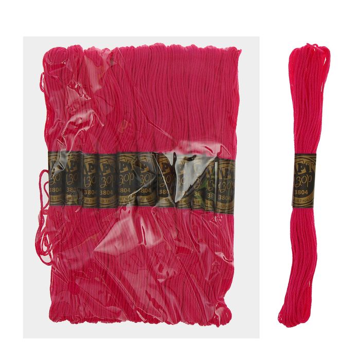 Мулине, № 3804, 8±1м, цвет тёмно-малиновый