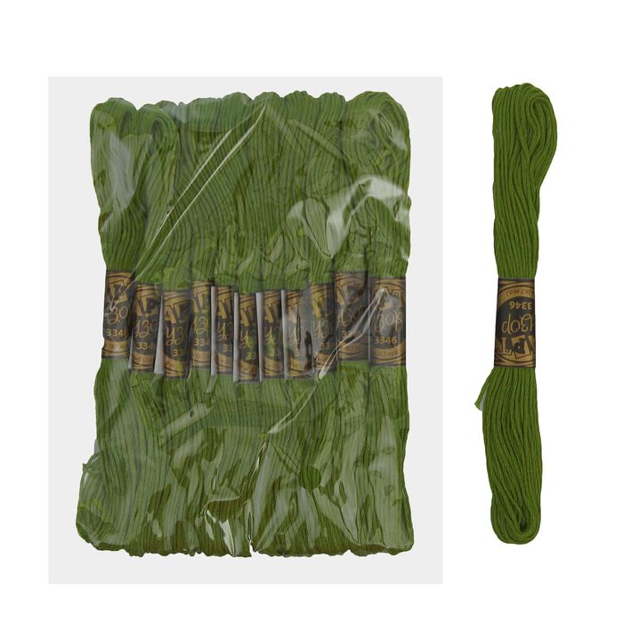 Мулине, № 3346, 8±1м, цвет ярко-зелёный