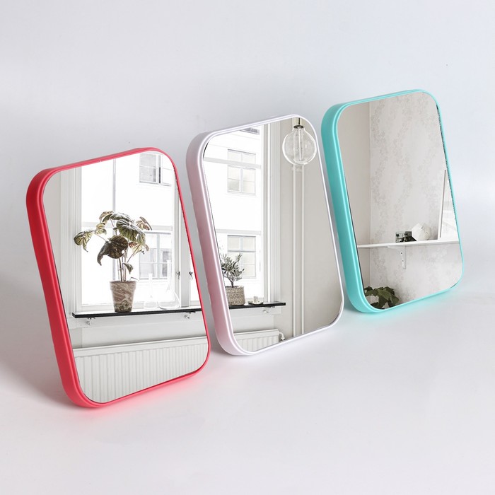 Зеркало складное, прямоугольное, без увеличения, цвет МИКС