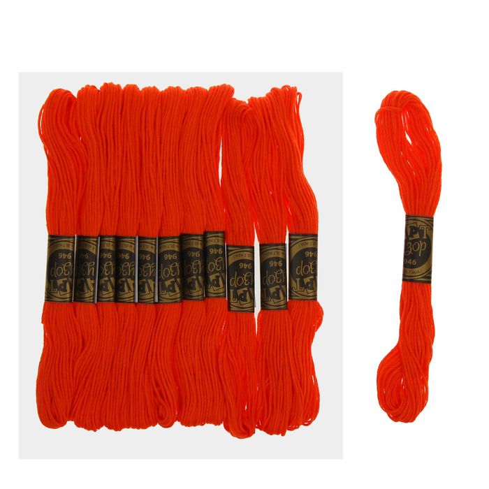 Мулине, № 946, 8±1м, цвет бледно-алый