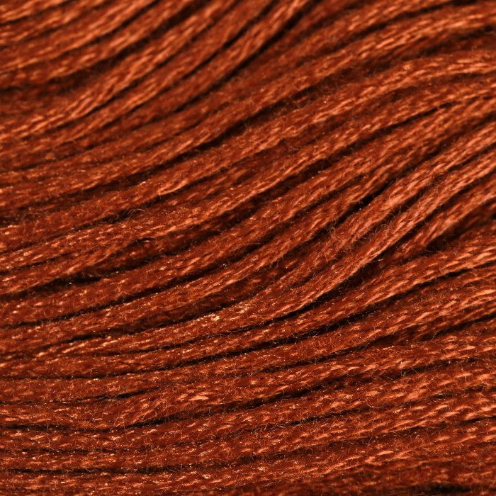 Нитки мулине, 8 1 м, цвет коричнево-песочный 898