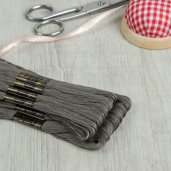 Мулине, № 645, 8±1м, цвет тёмно-серый