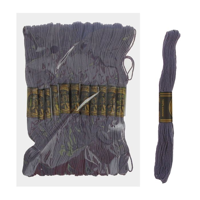 Мулине, № 317, 8±1м, цвет тёмно-серый