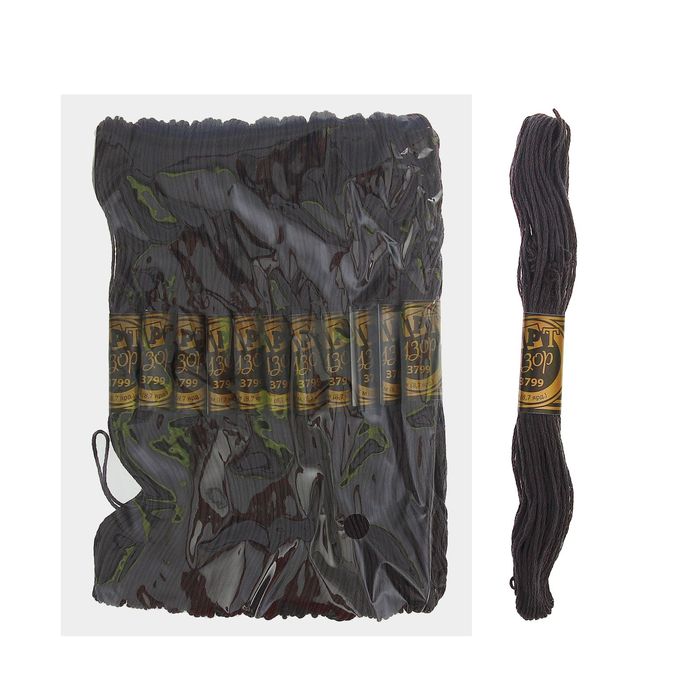 Мулине, № 3799, 8±1м, цвет мокрый асфальт