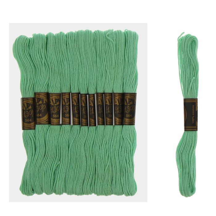 Мулине, № 564, 8±1м, цвет мятный