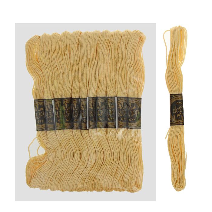 Мулине, № 677, 8±1м, цвет топленое молоко