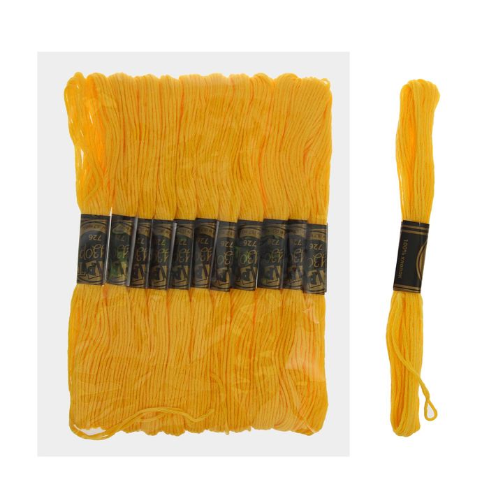 Мулине, № 726, 8±1м, цвет жёлтый