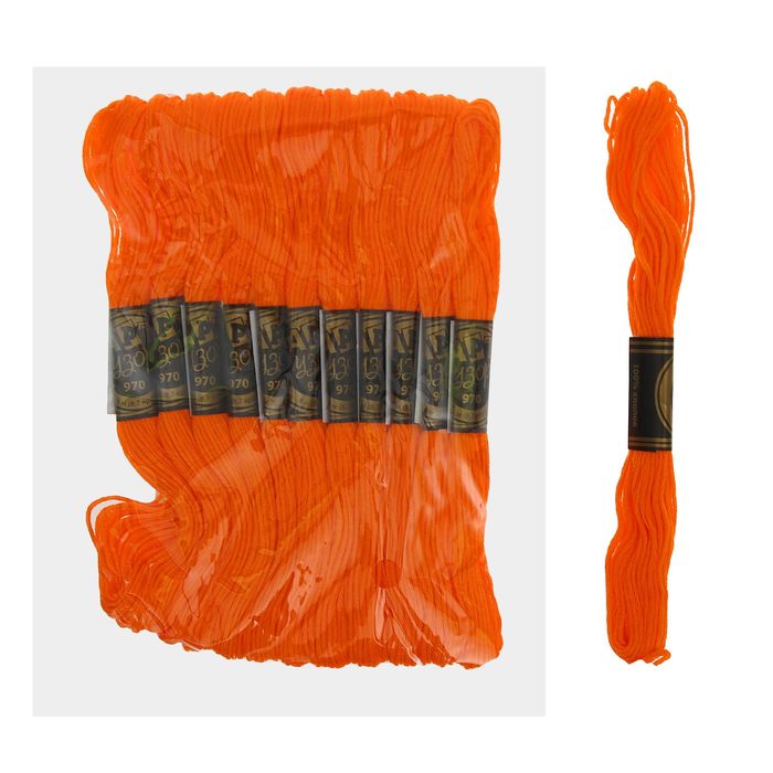 Мулине, № 970, 8±1м, цвет рыжий