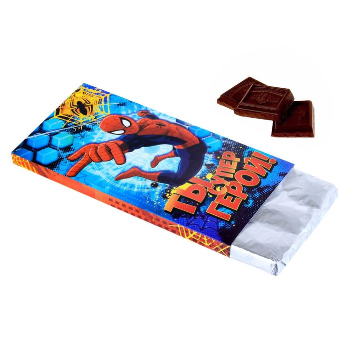 Обертка для шоколада "Супергерой", Человек-Паук, 18,2 х 15,5 см