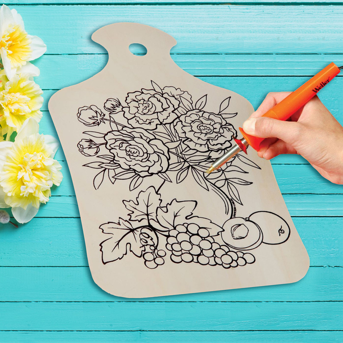 Доска для выжигания и росписи по дереву "Натюрморт"