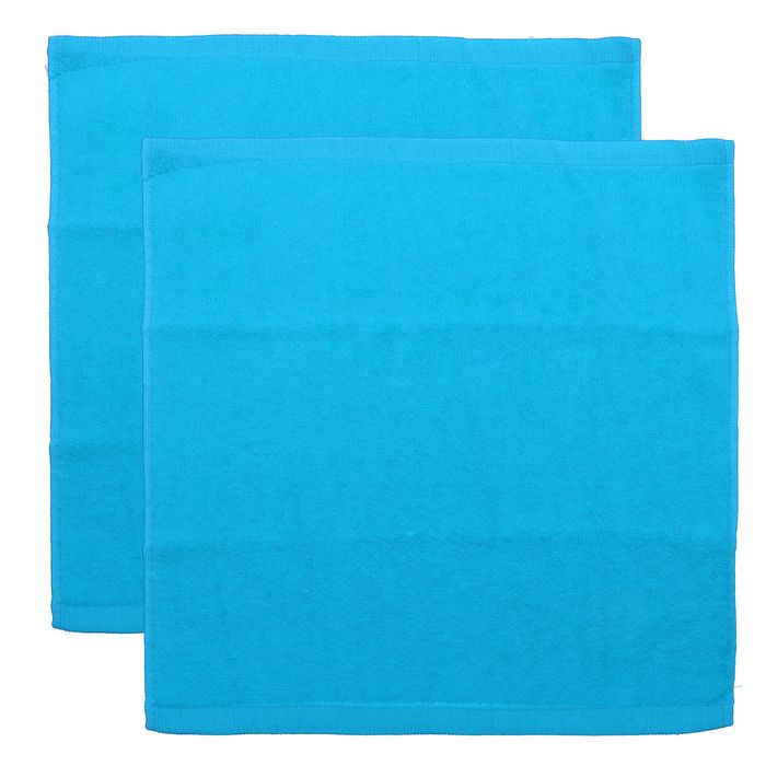 Наб. полотенец в корзинке Collorista "Зимний домик" 30х30 см-2 шт, 100% хлопок, 300 гр/м2