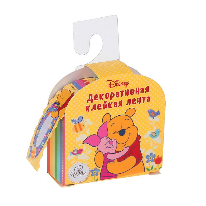 Наклейки - клейкая лента "Лучшие друзья": Медвежонок Винни и его друзья, 2см х 2 м