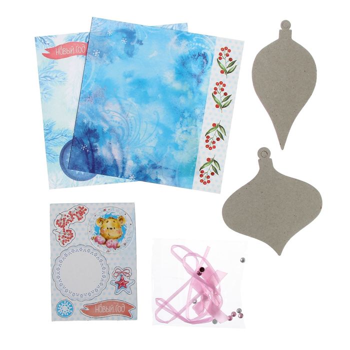 Елочное украшение «Сказки о зиме», набор для создания, 15 × 15 см