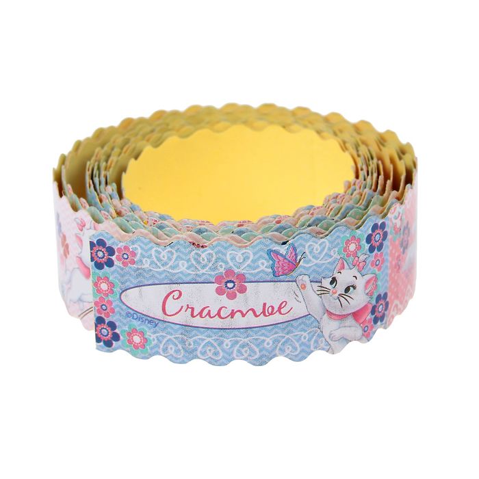 Наклейки - клейкая лента "Котята", Коты Аристократы, 2см х 2 м