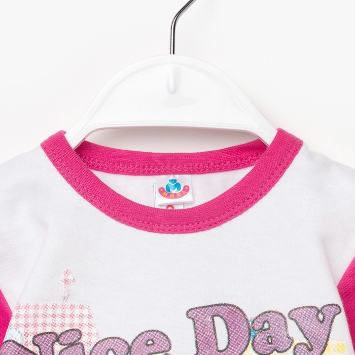 Пижама для девочки, рост 80-86 (52), цвет МИКС (арт. 5296М_М)