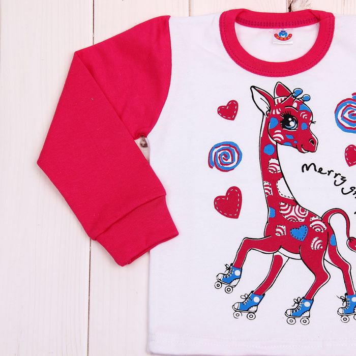 Пижама для девочки, рост 80-86 (52), цвет МИКС (арт. 5296М_М)