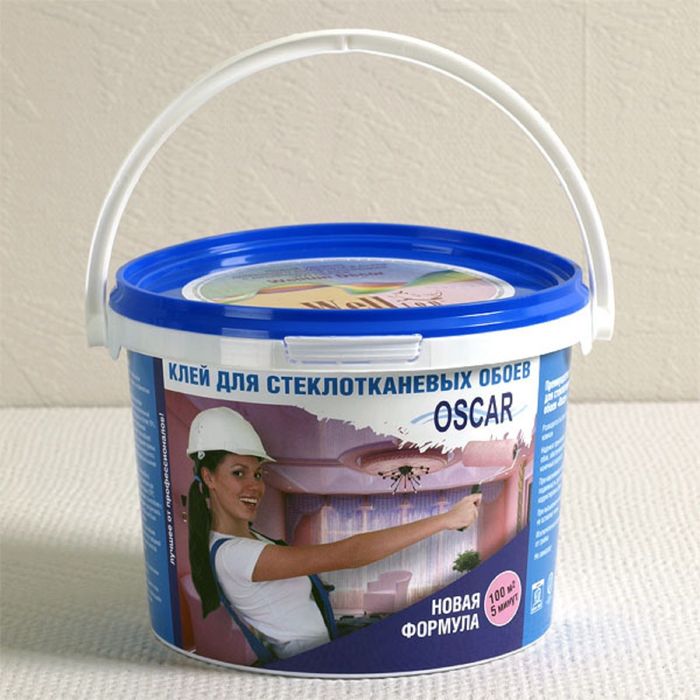Клей Oscar для стеклотканевых обоев, 800 г