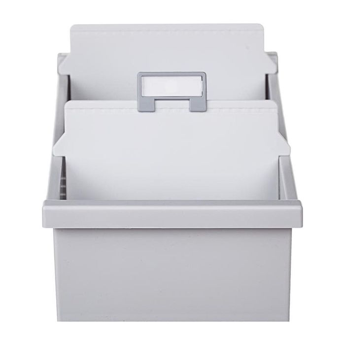 Картотека Exacompta А7 на 600 карточек, 225x123x65 мм