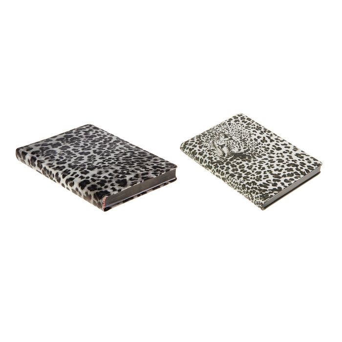 Ежедневник недатированный А5, 288 листов Maestro de Tiempo Leo темный кожзам, черный рез