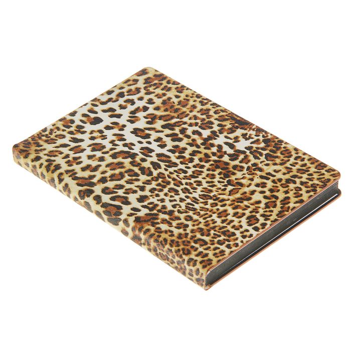 Ежедневник недатированный А5, 288 листов Maestro de Tiempo Leo светлый кожзам, черный рез