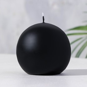Свеча шар, 5.5 см, черный