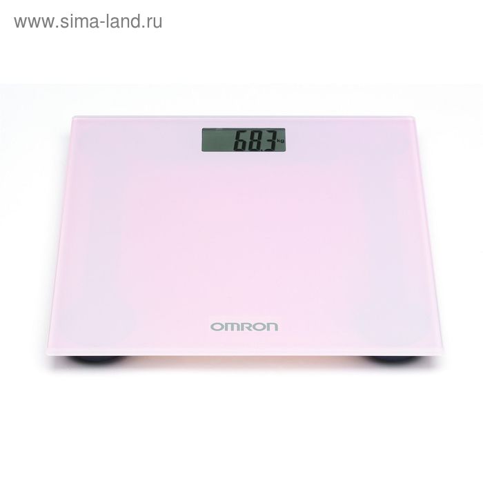 фото Весы напольные omron hn-289, электронные, до 150 кг, розовые