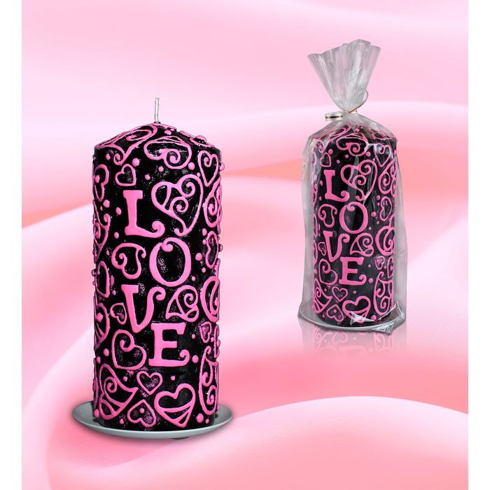 Свеча пенек love