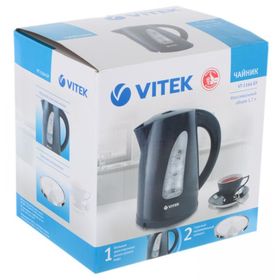 

Чайник электрический Vitek VT-1164GY, пластик, 1.7 л, 2200 Вт, синий