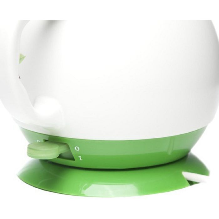 Чайник электрический Vitek VT-1171, 1800 Вт, 1.3 л, белый/зеленый