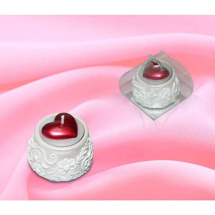 Свеча горшочек цветочный