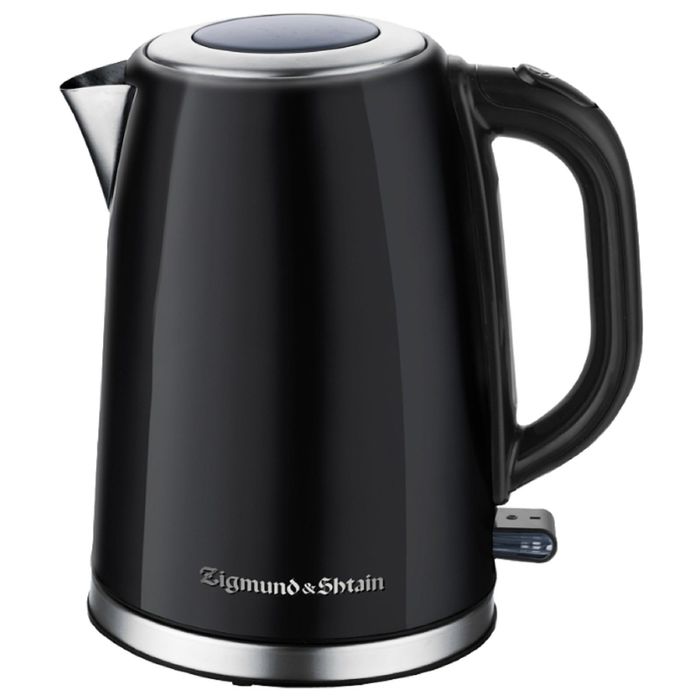 Чайник электрический Zigmund & Shtain KE-718, 2200 Вт, 1.7 л, черный