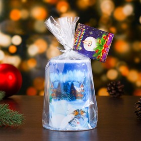 

Свеча-сюрприз "Зимний вечер" ароматизированная, апельсин