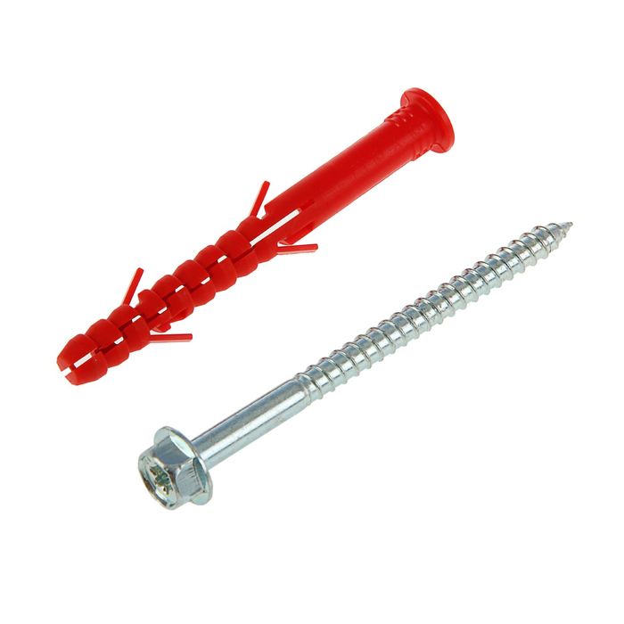 Фасадный дюбель PT-ZN, 10x100 мм, в пакете 6 шт.