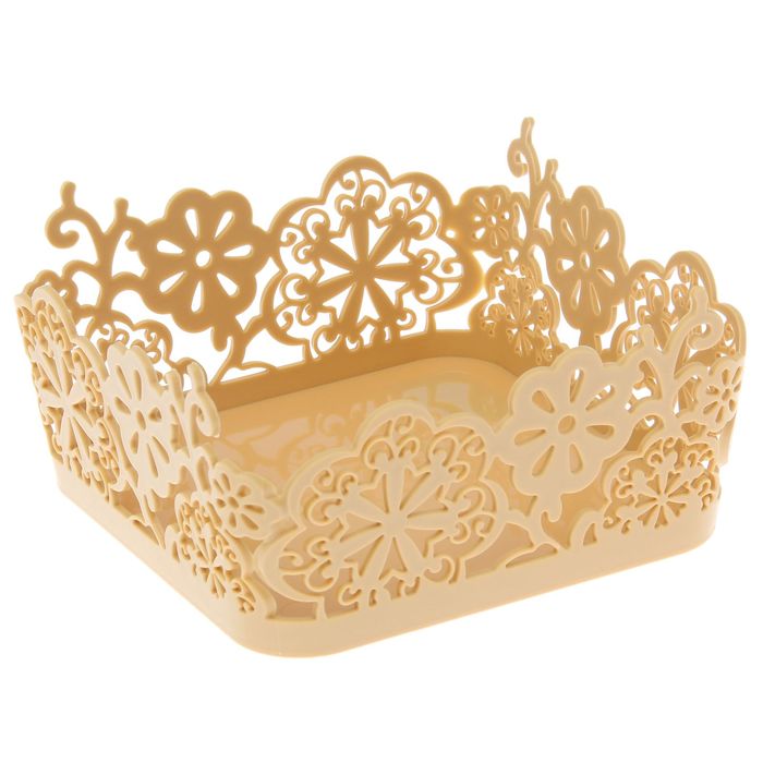 Ваза для хлеба и фруктов "Соната", цвет бежевый