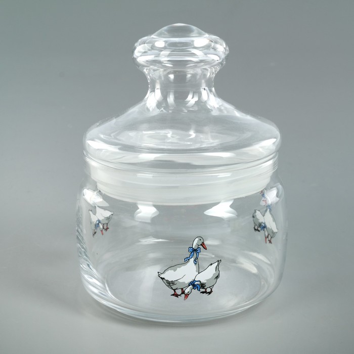 Банка 420 мл "Гуси"