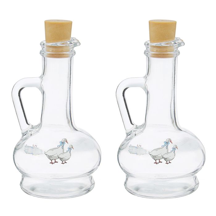 Набор графинов для масла 260 мл "Гуси", 2 шт