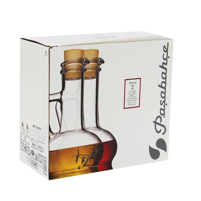 Набор графинов для масла 260 мл "Гуси", 2 шт