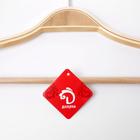 Вешалка-плечики для одежды с перекладиной Доляна, размер 44-46, антискользящее покрытие, цвет светлое дерево - Фото 5